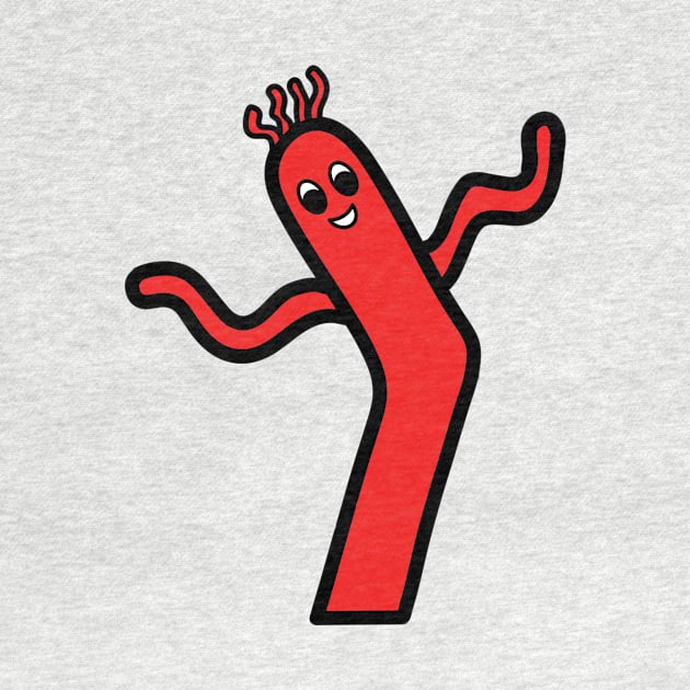 Red Wacky Waving Inflatable Man by bradenjay99